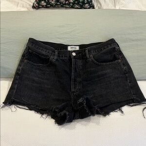 Agolde Parker Shorts Black Sz 29